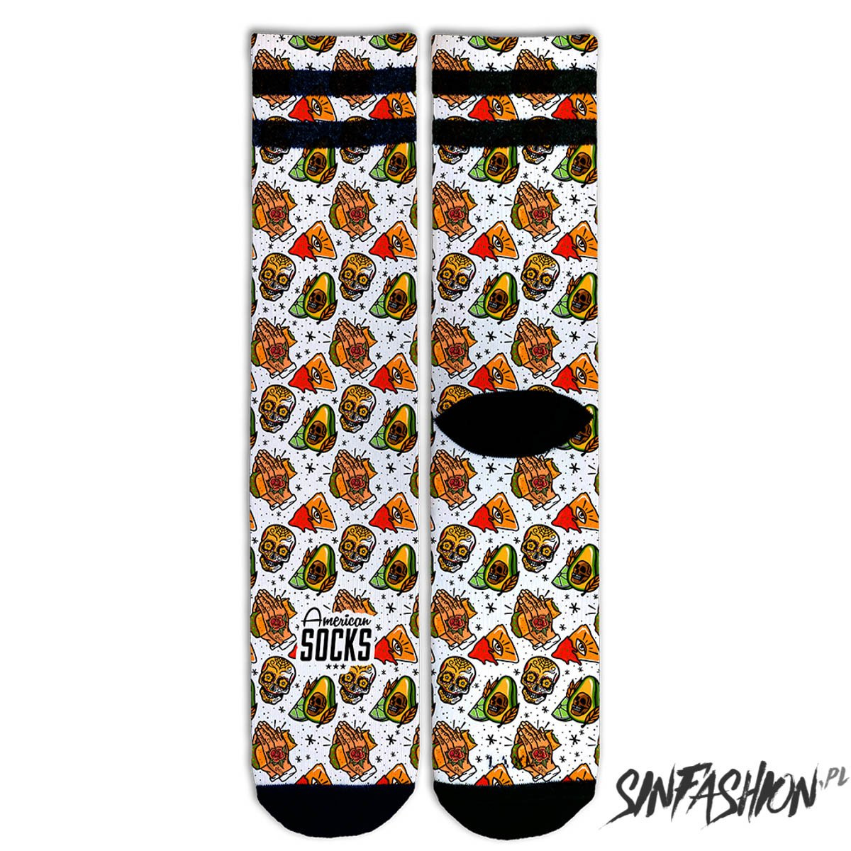 Skarpetki American Socks  Taco Life Mid High Signature