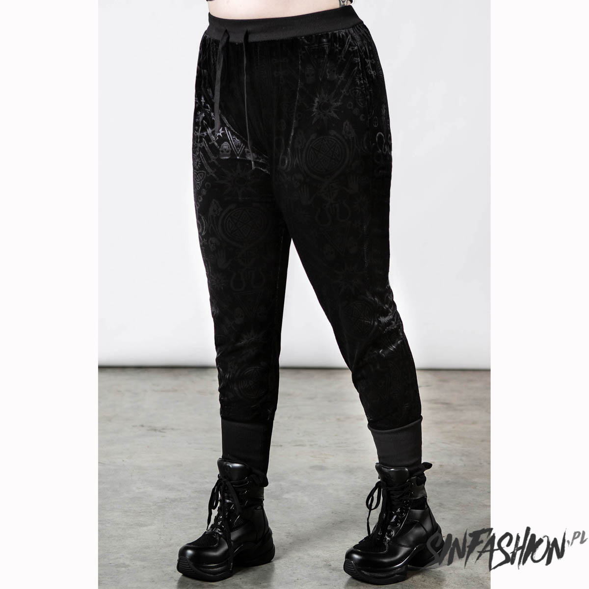 Spodnie Dresowe Killstar Mind Melt Velvet Joggers