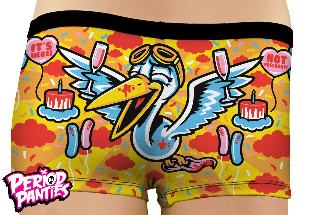 MAJTKI PERIOD PANTIES - NO BABY SHOWER BOYSHORT