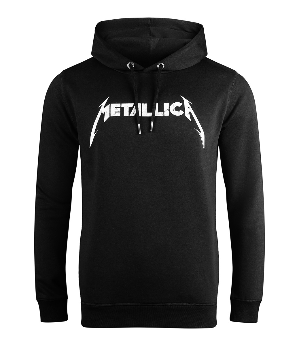 Bluza Amplified Metallica White Logo  Hoodie