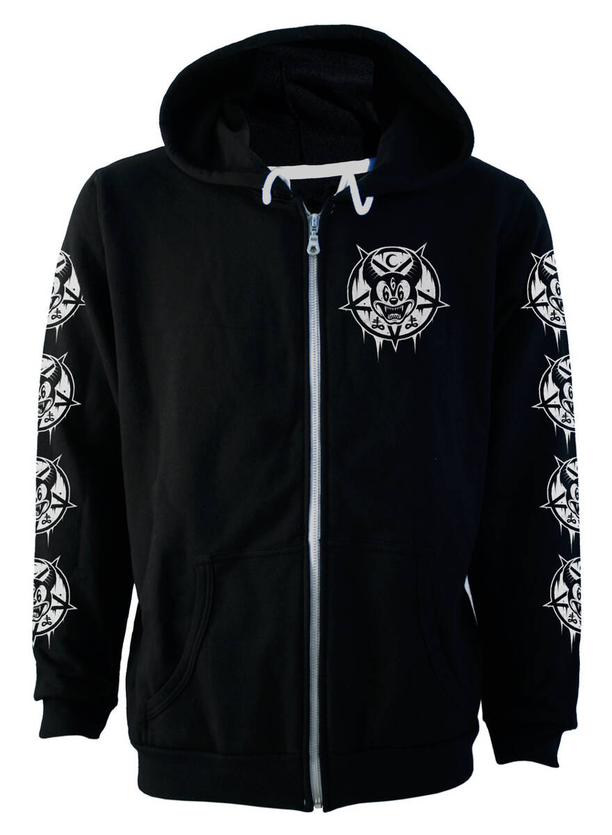 Bluza Darkside Mickey 666 Zip Hoodie