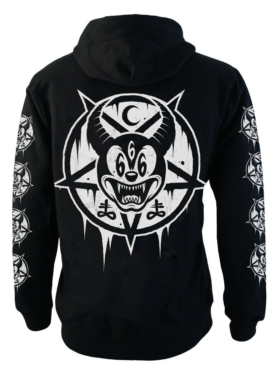 Bluza Darkside Mickey 666 Zip Hoodie