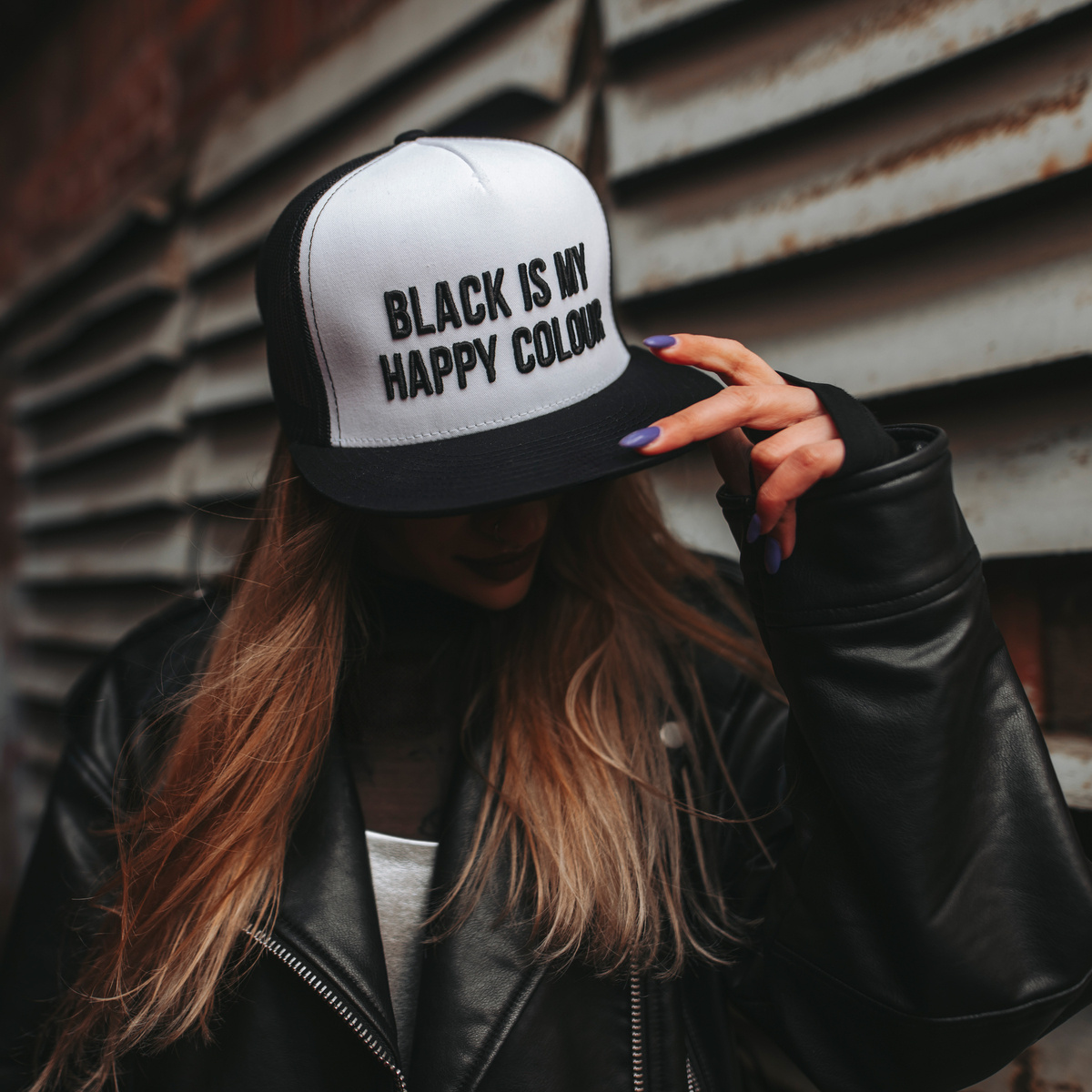 Czapka z Daszkiem Holy Blvk Black Colour Trucker