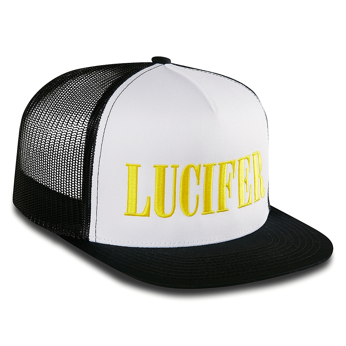 Czapka z Daszkiem Holy Blvk Lucifer Yellow Trucker