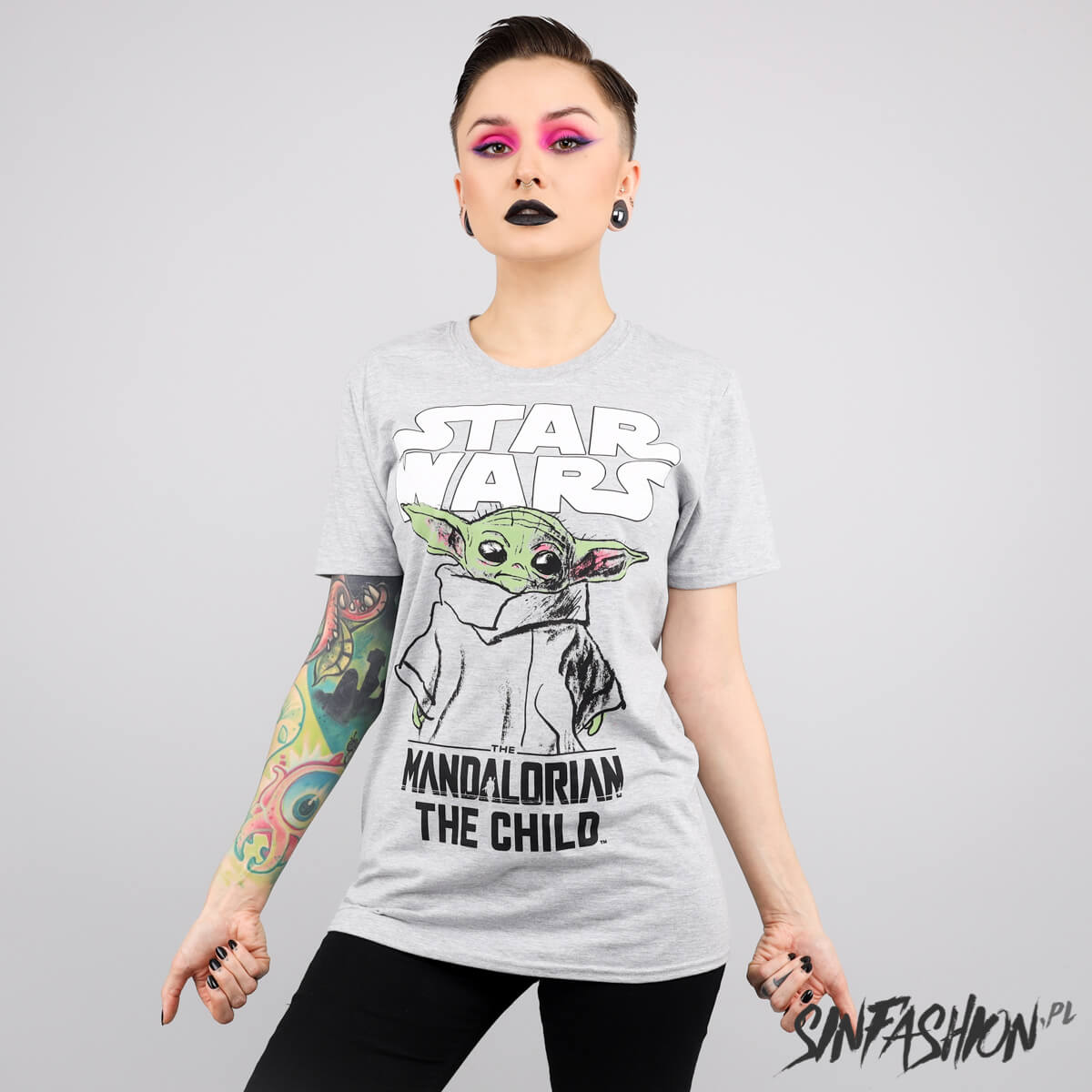 Koszulka Star Wars Mandolorian Child Grogu Hybris